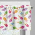 thumbnail image 5 of Ambesonne Ice Cream Valance & Curtain, Cartoon Vibrant Color, 55"x30", Multicolor, 5 of 6