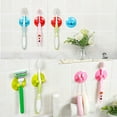 thumbnail image 6 of jiaroswwei 2Pcs Bathroom Kitchen Wall Suction Cup Hook Hanger Cable Toothbrush Razor Holder, 6 of 8