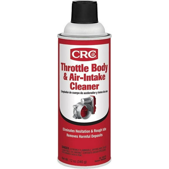 CRC Throttle Body and Air-Intake Cleaner – for Cars, Trucks, and SUVs – 12 oz