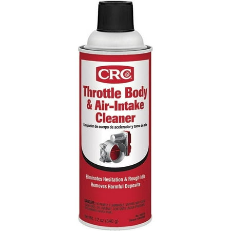CRC Throttle Body and Air-Intake Cleaner – for Cars, Trucks, and SUVs – 12 oz