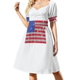 thumbnail image 2 of 2024 American Flag Glitter Sticker Dress Clothing female bandage dress, 2 of 7