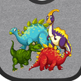 thumbnail image 4 of Inktastic Cute Dinosaurs Boys or Girls Baby Bib, 4 of 4