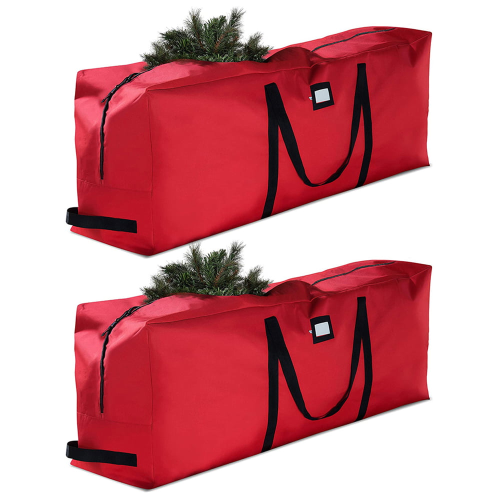 Clever Organizer Fits up to 9 ft TallDisassembled Artificial Xmas Tree Water and Dust Resistant Material Christmas Tree Storage Bag 
