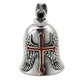 thumbnail image 1 of Accesorio de campana de motociclista, colgante de campana de cruz para hombre, campana de motocicleta, colgante de campana de motociclista creado magistralmente, 1 of 9