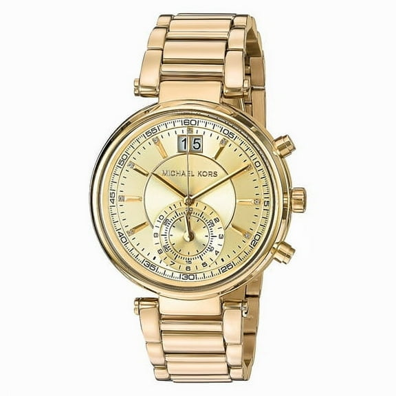 Michael Kors Women's Sawyer Watch Quartz Mineral Crystal MK6362