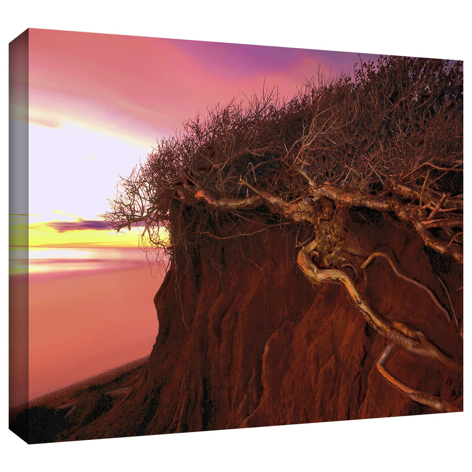Dean Uhlinger "Ponto Beach Afterglow" Gallery-Wrapped Canvas