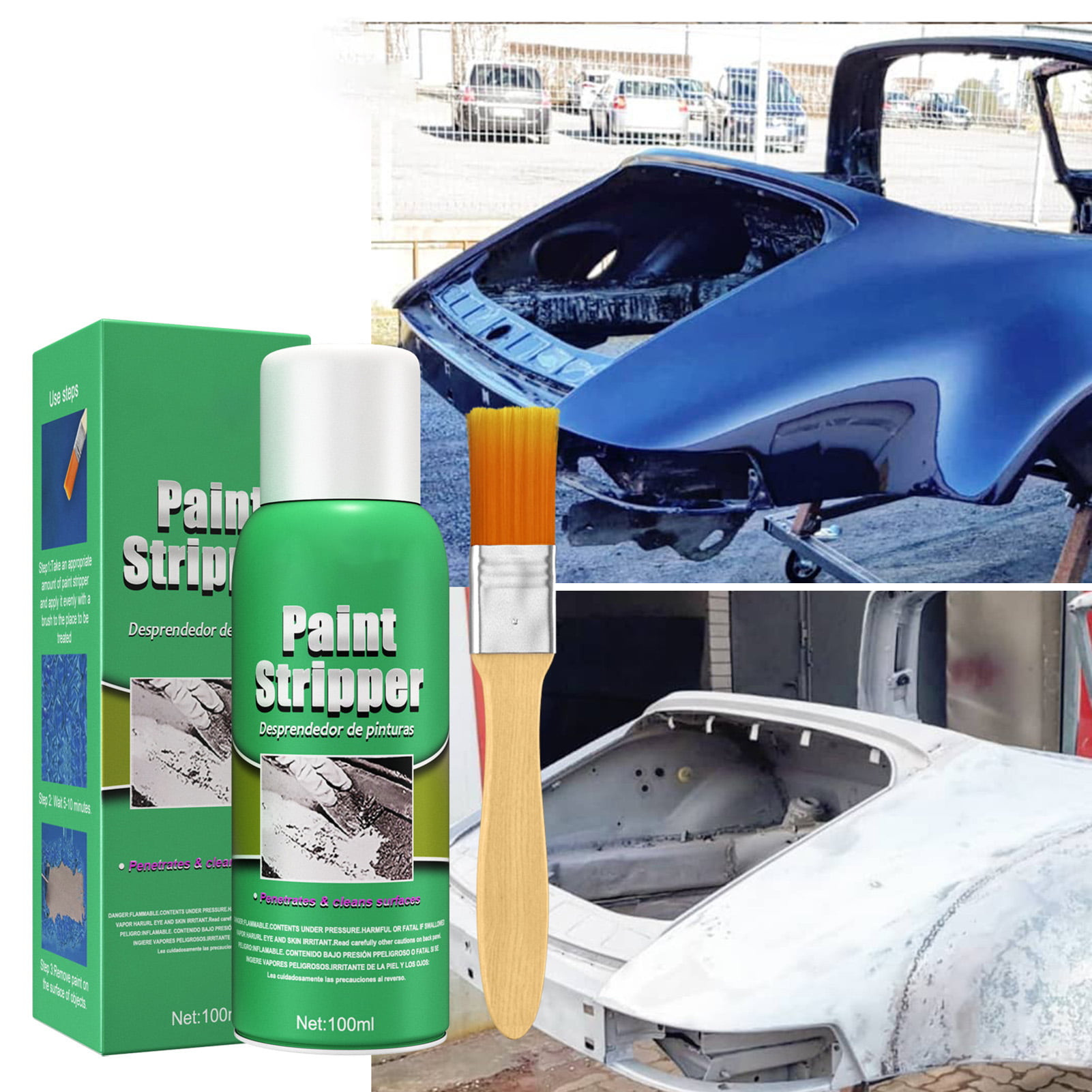 EXQST High Efficiency Car Paint Stripper for Car Metal Surface