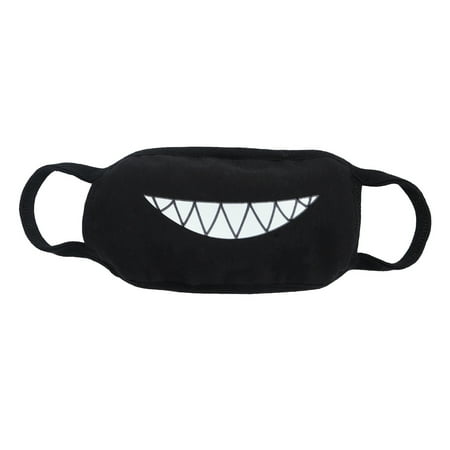 Men and women Boys and Girls Cotton Teeth Luminous Anti-Dust Mouth face Mask Anime Halloween Gift