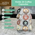 thumbnail image 4 of Nifty Solutions Coffee Pod Carousel – Compatible with K-Cups, 24 Pod Capacity, Chrome, 4 of 7