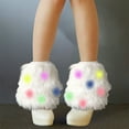 thumbnail image 6 of Elainilye LED Boot Covers White Soft Leg Warmers with Glow Effect for Holiday Outfits Christmas Parties and Winter Events, 6 of 6