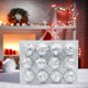 thumbnail image 4 of 12 Uds adornos de de Navidad cajas de Navidad de hierro caja de para jardín, bar, , centro commerce business, colgante colgante para Soledad Bolas de árbol, 4 of 9