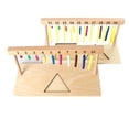 thumbnail image 1 of Tablero de ajedrez Montessori con cuentas Montessori para desarrollar habilidades matemáticas, juguete cognitivo, juguete educativo preescolar para, 1 of 9