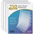 thumbnail image 1 of Ionia Sheet Protectors, Letter Size, Clear, 50 Pack, 1 of 7
