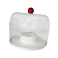 thumbnail image 2 of Vitrina transparente para figuras, a prueba de polvo, moderna, portátil, organizador de centro de mesa giratorio para figuras en miniatura y muñecas. 1 nivel, 2 of 8
