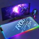 thumbnail image 1 of Alfombrilla de ratón negra Asus Rgb Gaming Mause Mat alfombrillas de Anime alfombra de jugador Pc Xxl almohadillas lindas teclado de juego grande alfombra alfombrilla de ratón retroiluminada, 1 of 5