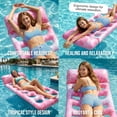 thumbnail image 5 of Livhil Pool Floats for Adult, Large Inflatable Pool Float , Pool Lounger with Headrest, Pool Rafts, Tanning Pool for Swimming Pool Party, Pink, 5 of 7