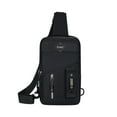 thumbnail image 2 of HOZADOIE Large Capacity Chest Bages Storage & Organization Large Capacity Chest Bag Fashion Simples Multifunctional Men's Large Capacity Multilayer Storage Crossbody Bag, 2 of 6