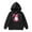 Black, variant on Gunia Sweatshirts For Teen Girls Valentine's Day Heart Printed Print Hoodie Toddler Kids Fashion Outwear Size 3-4 Years