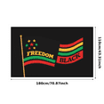 thumbnail image 3 of Bold Colors Freedom Banner African Pride Inspirational Flag for Cultural Events Community Gathering Cultural Celebration, 3 of 8