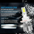 thumbnail image 6 of For Ford F250 F350 F450 2005-2019 LED Headlight Hi/Lo+ Fog Light Bulbs Combo Kit, 6 of 6