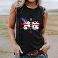 thumbnail image 4 of breaise Womens 4th of July Tank Tops Casual Patriotic Red White and Blue Graphic Tshirts Cute Sleeveless T-shirts Cami Workout Scoop Neck Tanks Blouses for Women Business Casual, 4 of 4