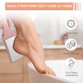 thumbnail image 6 of Unique Bargains Foot File Foot Rasp 3-in-1 Stainless Steel Foot File Pedicure Foot Scraper Rose Gold Tone with Mini File, 6 of 7