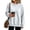 Gray -AU21, variant on Nestiefly Oversized Crewneck Sweatshirt Women Fleece Long Sleeve No Hood Pullover Fall Casual Sweat Shirts White M
