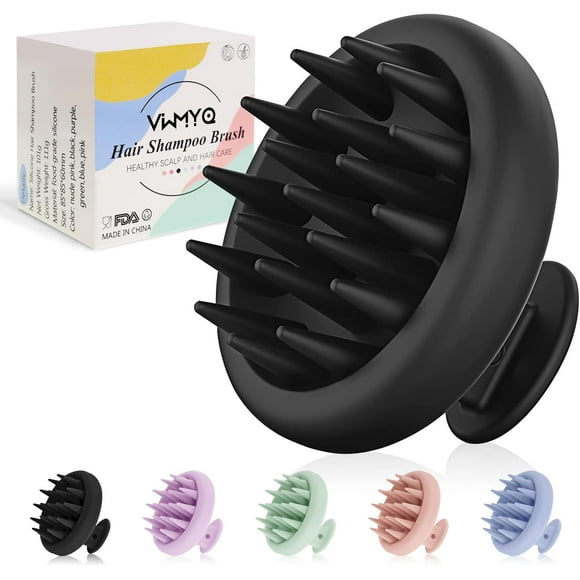 ORUYROP Beard Scrubber For Men Beard Scrubber Soft Silicone Hair Scalp Massager Shampoo Brush, Upgraded Hair Scalp Scrubber for Dandruff Removal for Wet Dry Hair Scalp Brush Easily Reach the