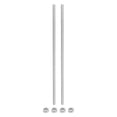 thumbnail image 1 of 2Pack M6 x 250mm Fully Threaded Rod with 4 Pack Hex Nuts, 1.25mm Thread Pitch 304 Stainless Steel, 1 of 6