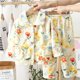 thumbnail image 1 of New 2023 Kids Winter Soft Flannel Pajamas Clothing Sets Boys Girls Cartoon Thicken Warm Lapel Tops with Pants Pyjamas Sleepwear, 1 of 4