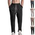 thumbnail image 4 of WREESH Men's Cotton Sweatpants Casual Fashion Lace Up Elastic Pants Sports Pants Gray, 4 of 4