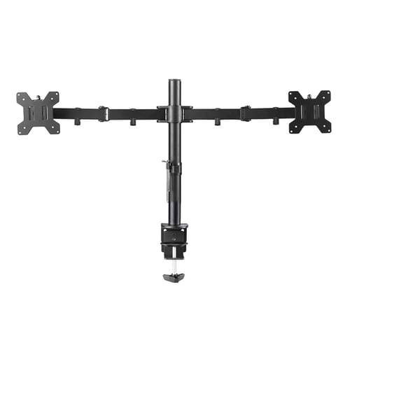 Desktop Clamping Full Motion 360 Degree Dual Monitor Holder 10"-27"LCD LED Mount Arm ,Adjustable
