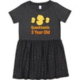thumbnail image 3 of Inktastic 3rd Birthday Duck Quacktastic 3 Year Old Girls Toddler Dress, 3 of 5