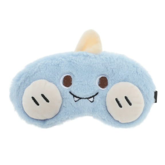 Unique Bargains 1 Pc Portable Adjustable Eye Mask for Travel Blue Fleece