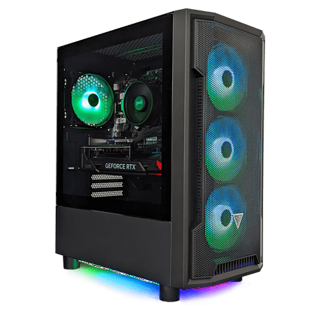 Cobratype Anaconda Gaming PC - AMD Ryzen 5 5600X, RTX 4060, 16 GB DDR4 RAM, 1 TB NVMe, Windows 11 Home - Gaming Desktop