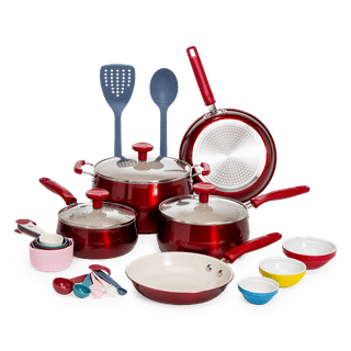  Paris Hilton Iconic Nonstick Pots and Pans Set, Multi-layer  Nonstick Coating, Matching Lids With Gold Handles, Made without PFOA,  Dishwasher Safe Cookware Set, 10-Piece, Cream : Clothing, Shoes & Jewelry