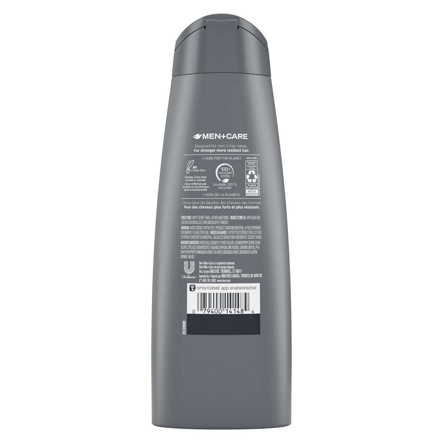 Shampooing et Revitalisant 2-en-1 Dove Men Care avec caféine et menthol