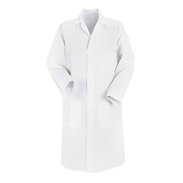 Men's Long Sleeved Laboratory Coat Industrial Shirt for Use in Various Settings