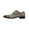 thumbnail image 5 of Men's Antonio Cerrelli Natural and Brown Faux Leather Laced Dress Shoes 7052, 5 of 6