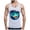 White, variant on Qopobobo Mens Tank Top Men's Beach Coconut Printed Cotton Like Sleeveless Vest For Leisure And Vacation Black,XL