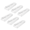 thumbnail image 6 of Storage Theory Food Pouch Slider Organizer for Kitchen Pantry, Cabinet and Refrigerator - Peel and Stick Storage for Applesauce, Yogurt, Baby Food Pouches - 6 pk, 6 of 8