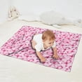 thumbnail image 2 of Pink Breast Cancer Blanket,Comfortable Soft Flannel Throw Blanket,All Season,Warm Lightweight Blankets for Sofa Bed Couch Living Room Chair,30"x40", 2 of 4