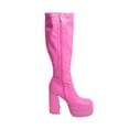 thumbnail image 2 of Ragstock Hot Pink Chunky GoGo Boots, 2 of 4