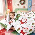 thumbnail image 4 of Manfei Western Xmas Festive 7-Piece Twin Bedding,Kawaii Christmas Tree Bedding Comforter Set,Xmas Reversible, 4 of 7