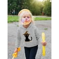 thumbnail image 2 of Cute Kitten W Witch Hat Hoodie Toddler -Image by Shutterstock,  4 Toddler, 2 of 4