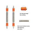thumbnail image 3 of 2pcs Spring Tool Set 1/32in, 1/16in, 3/32in, 1/8in Nail Punch, Spring Loaded Rivet Removal Set For silverorange, 3 of 5