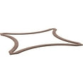 thumbnail image 6 of 47 1/4"W x 47 1/4"H x 3/8"T King Size Lilley Decorative Fretwork Wood Ceiling Panels, Walnut, 6 of 10