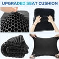 thumbnail image 4 of Cojín de asiento de silla de ruedas de gel Helishy Cooling Blue, 4 of 7