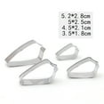 thumbnail image 2 of MUSEYA 2 Set of Flower Petals Biscuit Cutters in Stainless Steel for Parties, 2 of 8