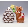 thumbnail image 3 of Ceramic Christmas Mouse Pinecone Salt and Pepper Shakers, 3 of 3